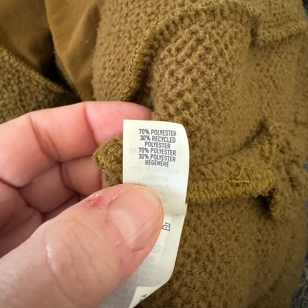 Women’s Aerie Dreams quarter zip Sherpa brown sand colored Size Small - Picture 6 of 6